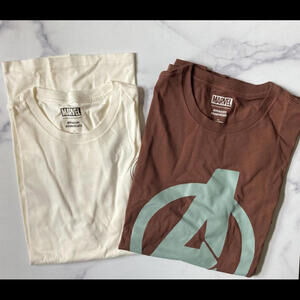 Spider-Man AVENGERS Men's Medium Marvel Crewneck T-Shirts Pack of 2 NEW *See Pic